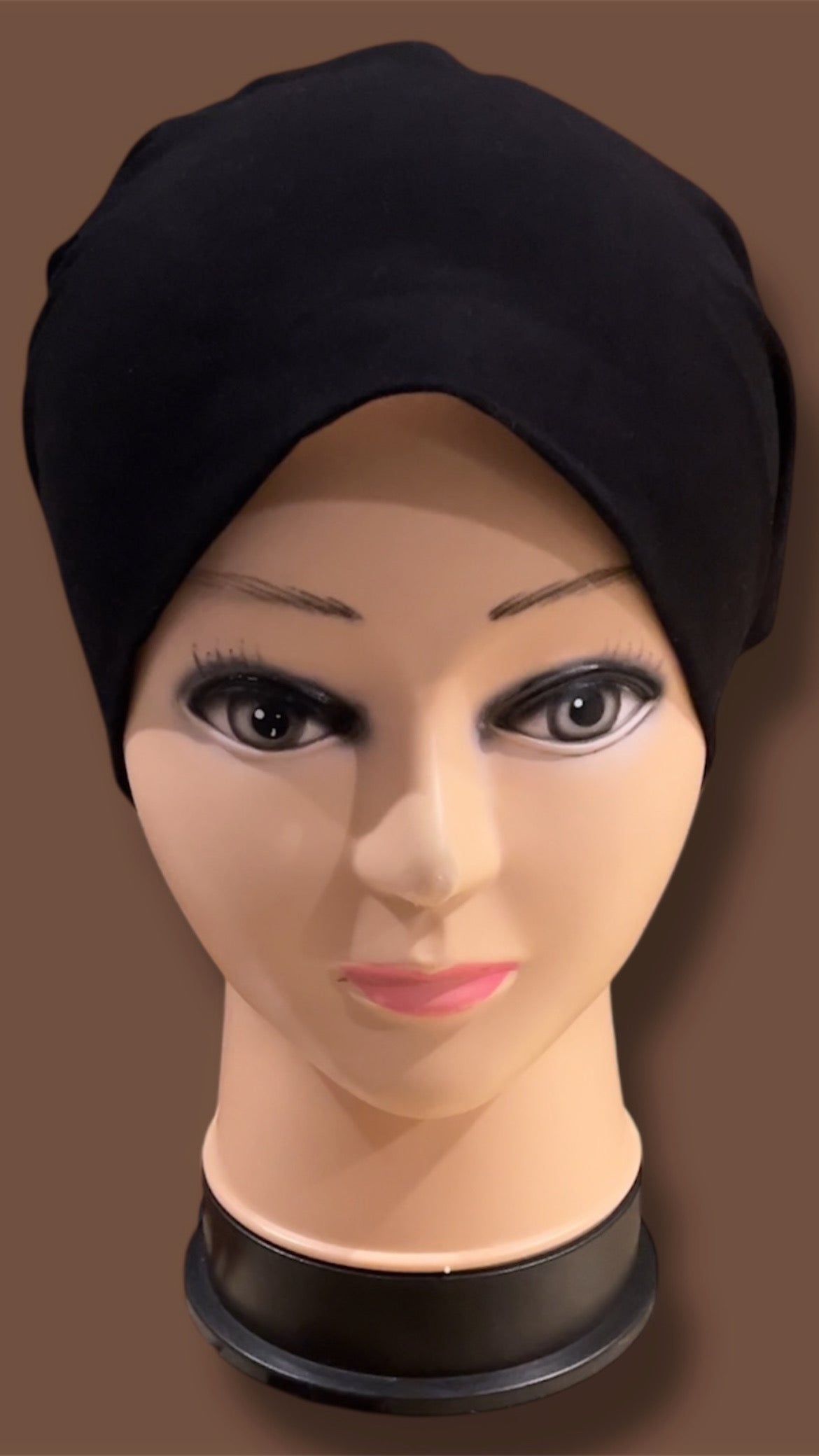 Soft Cotton Underscarf with Front Puff – No Insert Needed