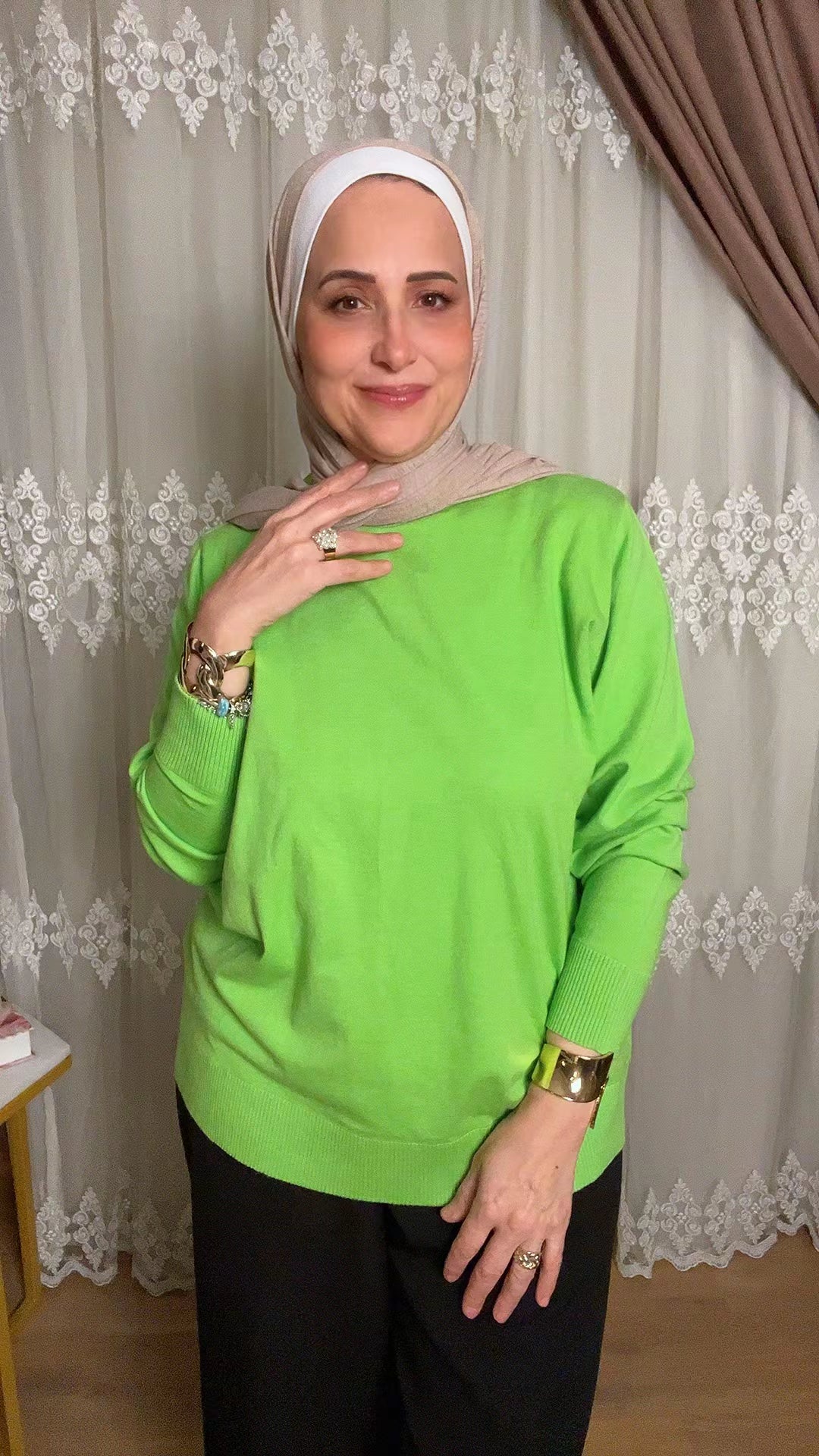 Half Neck Plain Blouse – Chic Modest Style