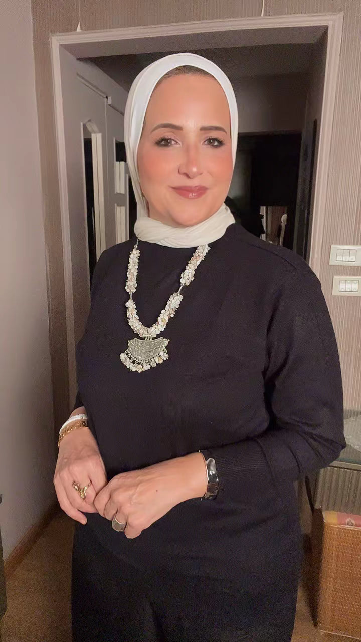 Half Neck Plain Blouse – Chic Modest Style