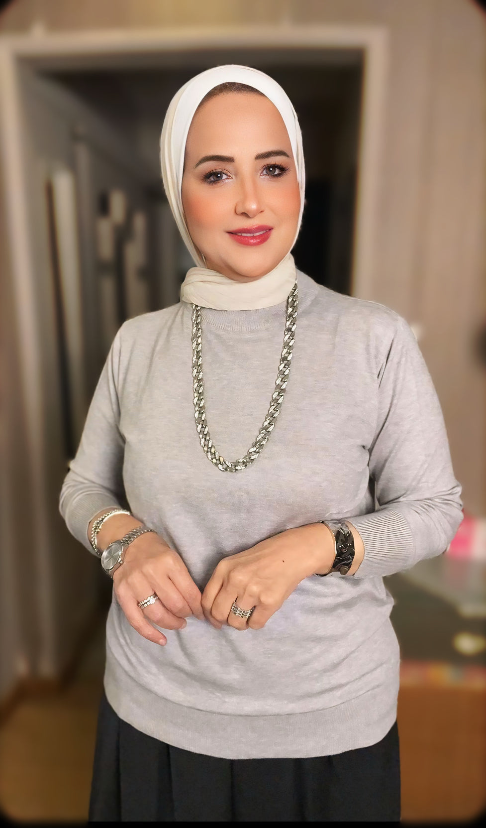 Half Neck Plain Blouse – Chic Modest Style