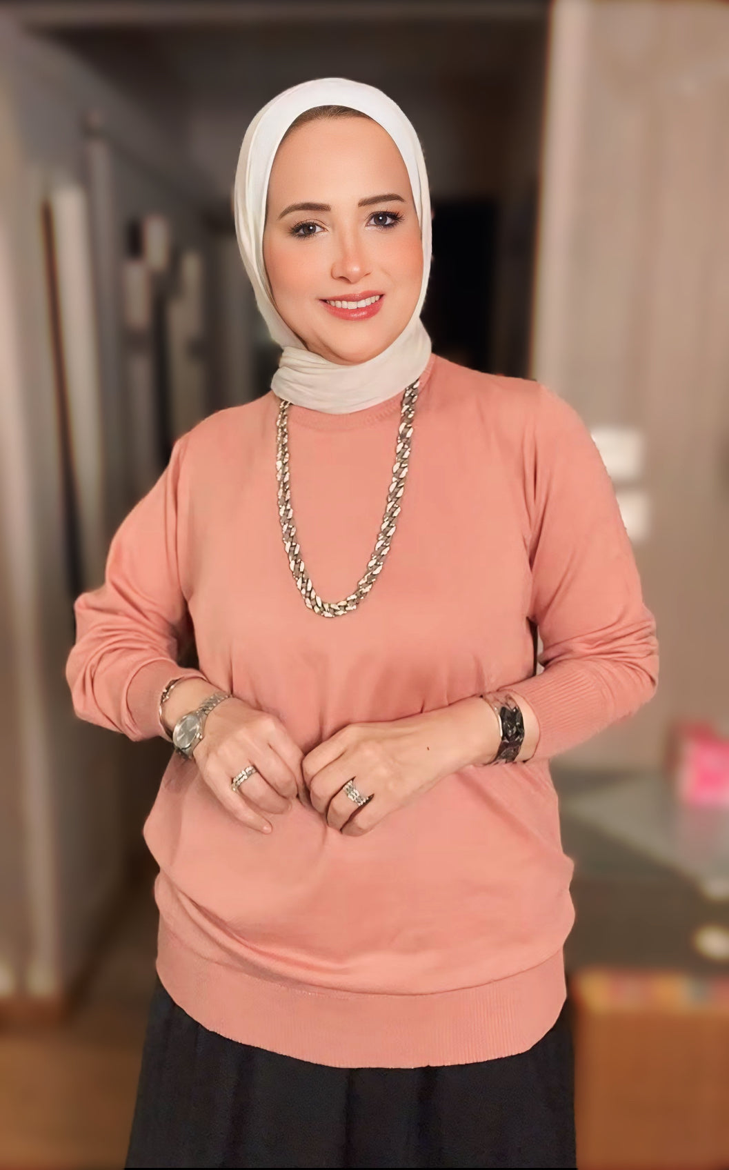 Half Neck Plain Blouse – Chic Modest Style
