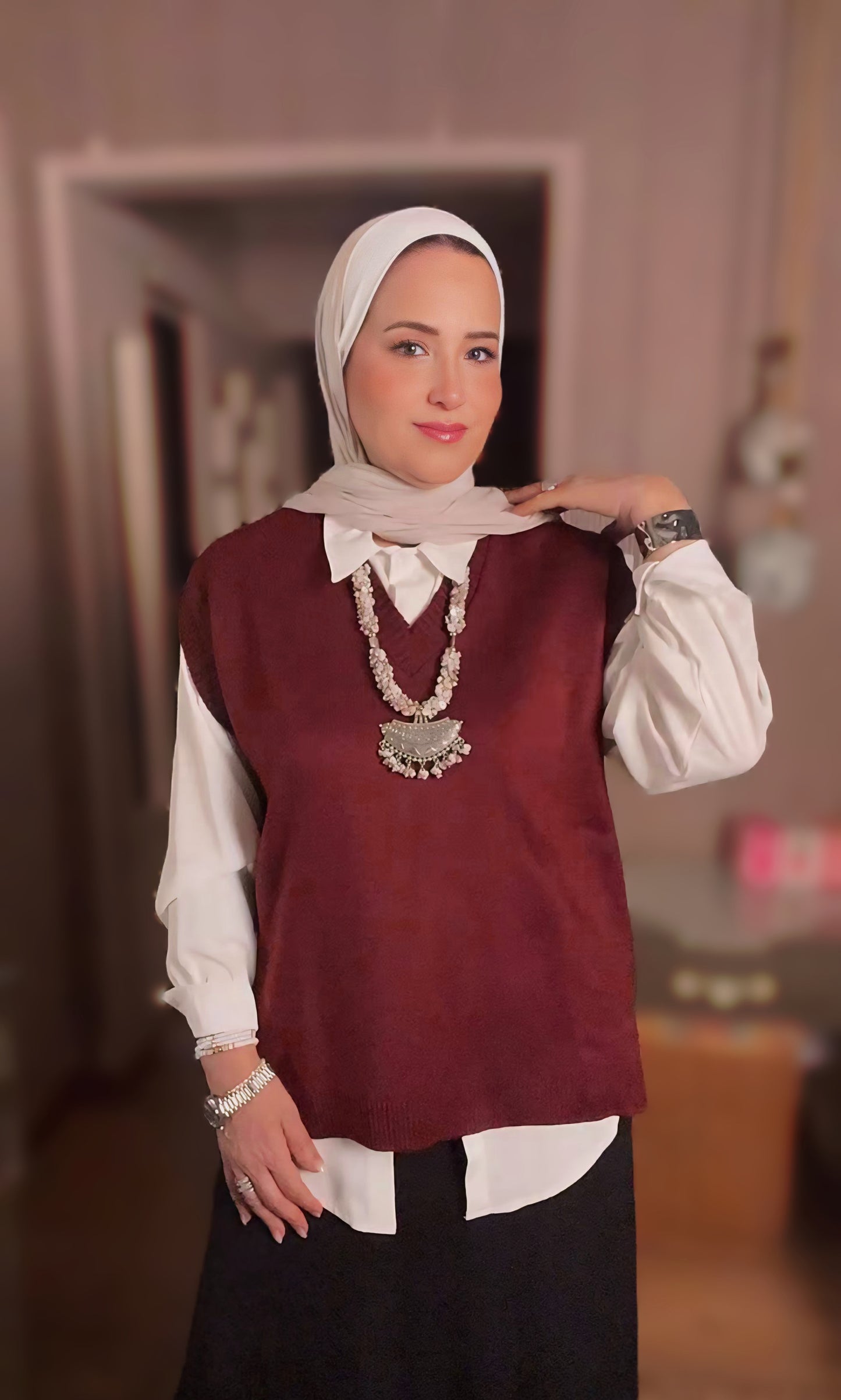 Style: Casual and versatile, suitable for layering