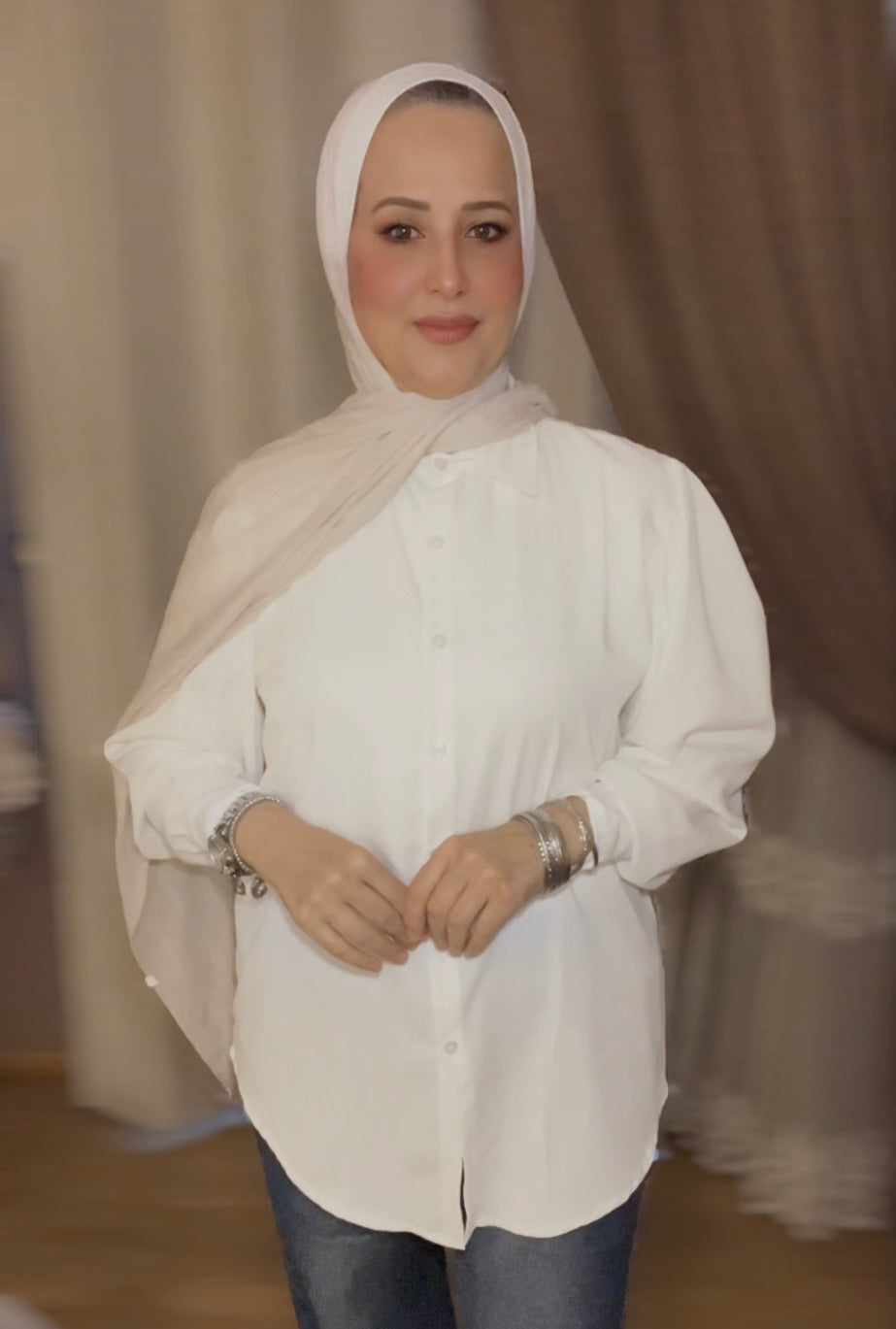 Effortless Modesty blouse