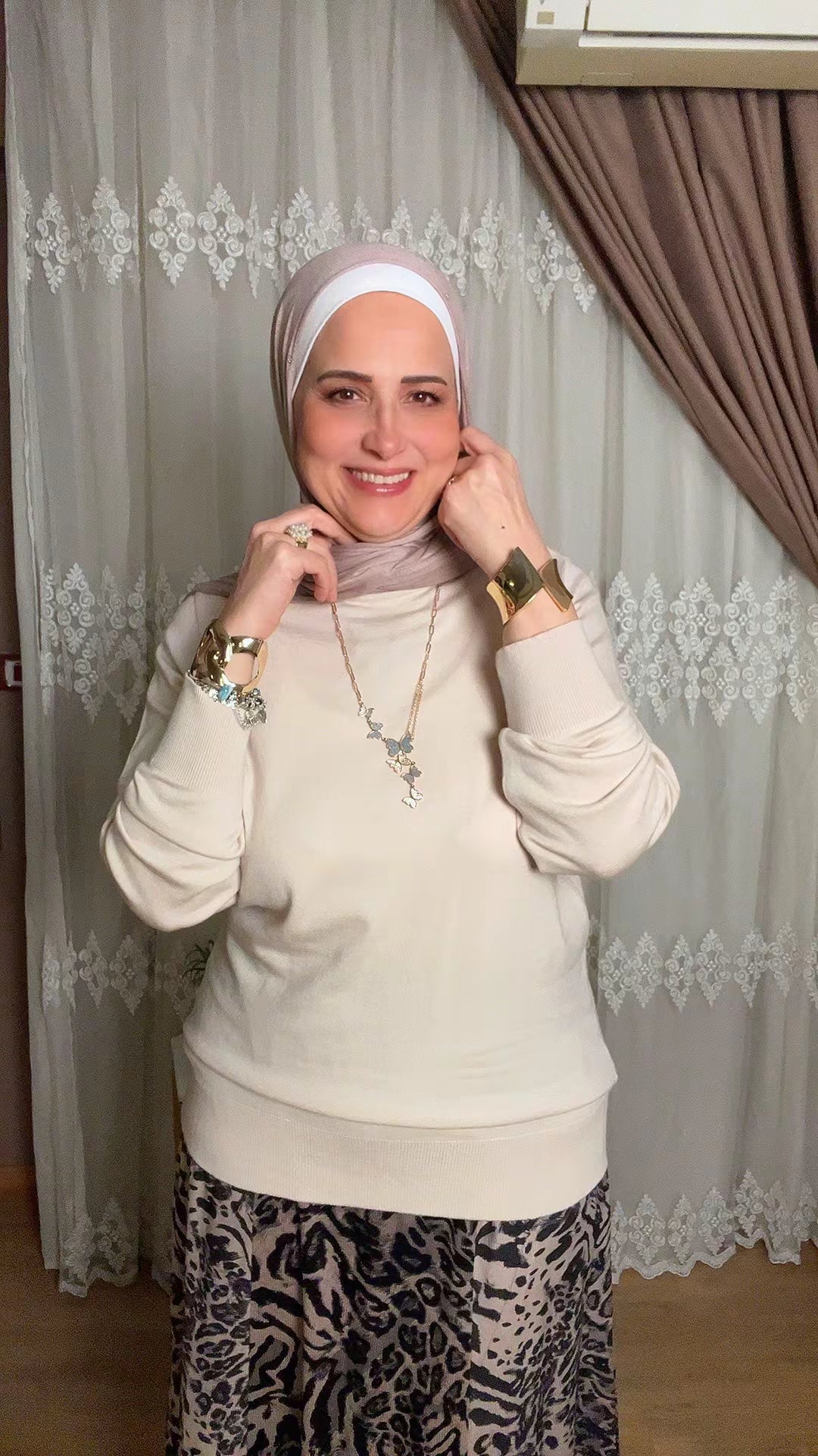 Half Neck Plain Blouse – Chic Modest Style