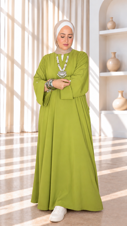Mira modern abaya dress ميرا  فستان عبايه