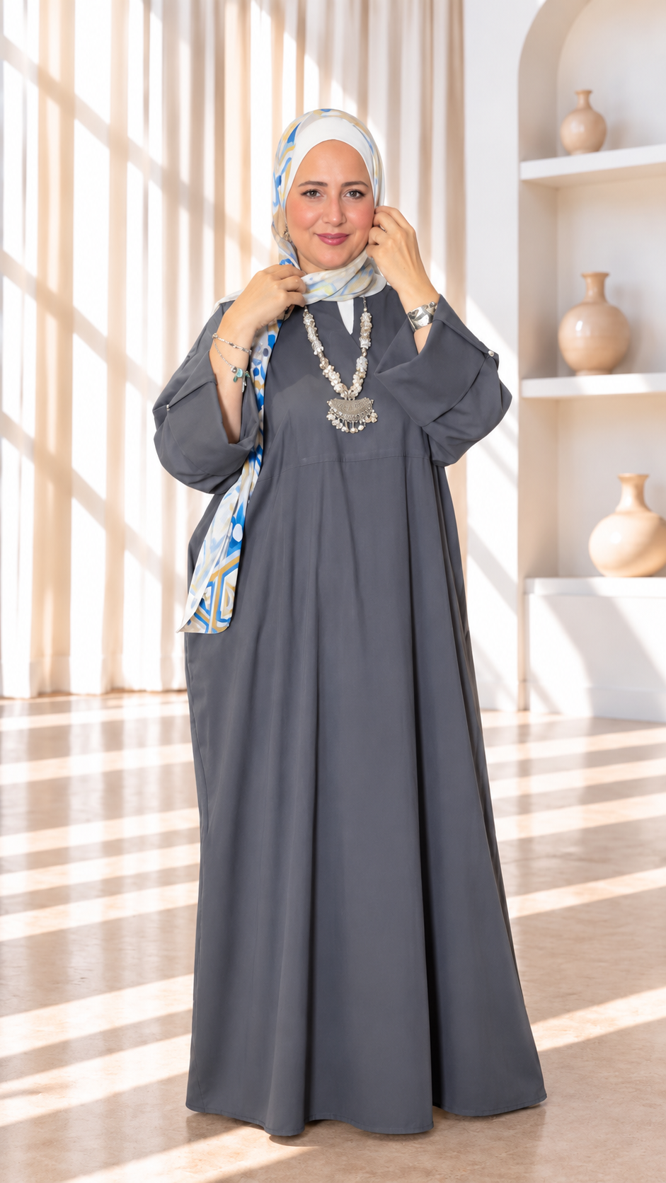 Mira modern abaya dress ميرا  فستان عبايه