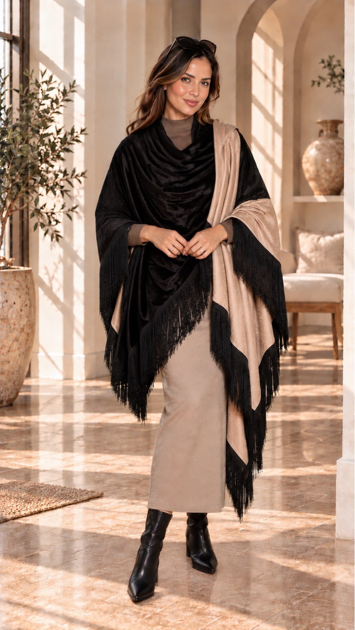 Royal _ Double _Face Shawl رويال دابل فيس شال