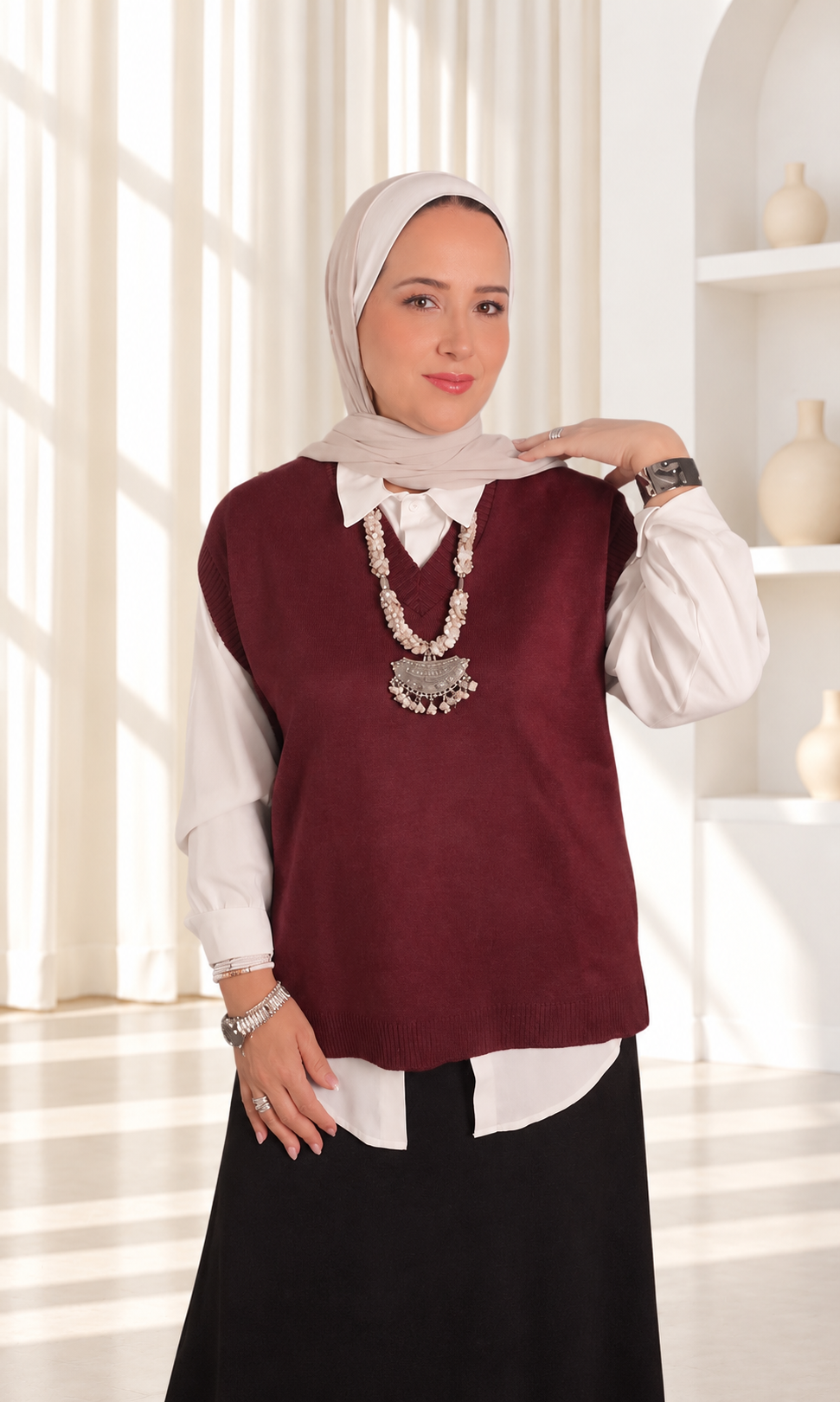 Luna Knit Vest فيست لونا تريكو