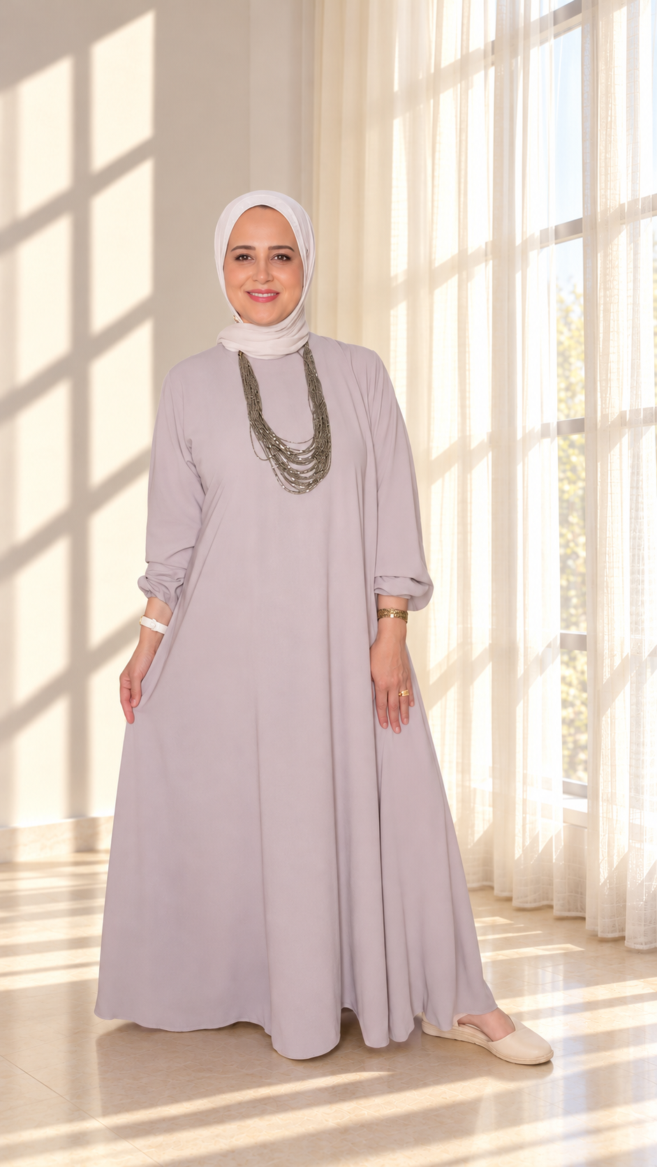 Lunar plain dress لومار فستان ساده