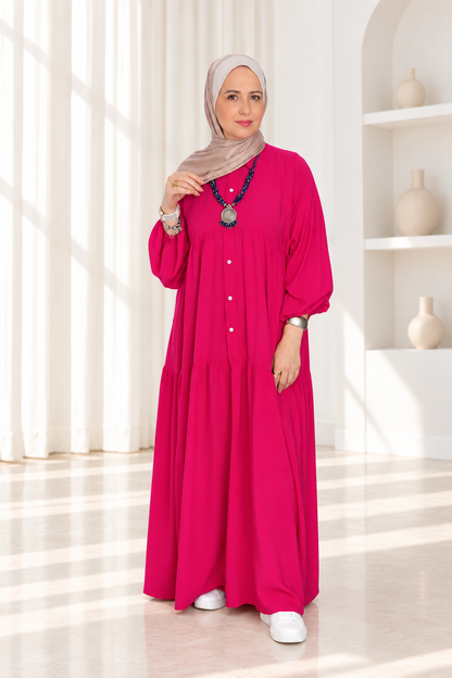Remal Cotton-Maxi dress ريمال فستان فوال قطن
