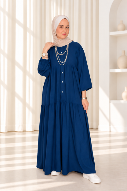 Remal Cotton-Maxi dress ريمال فستان فوال قطن